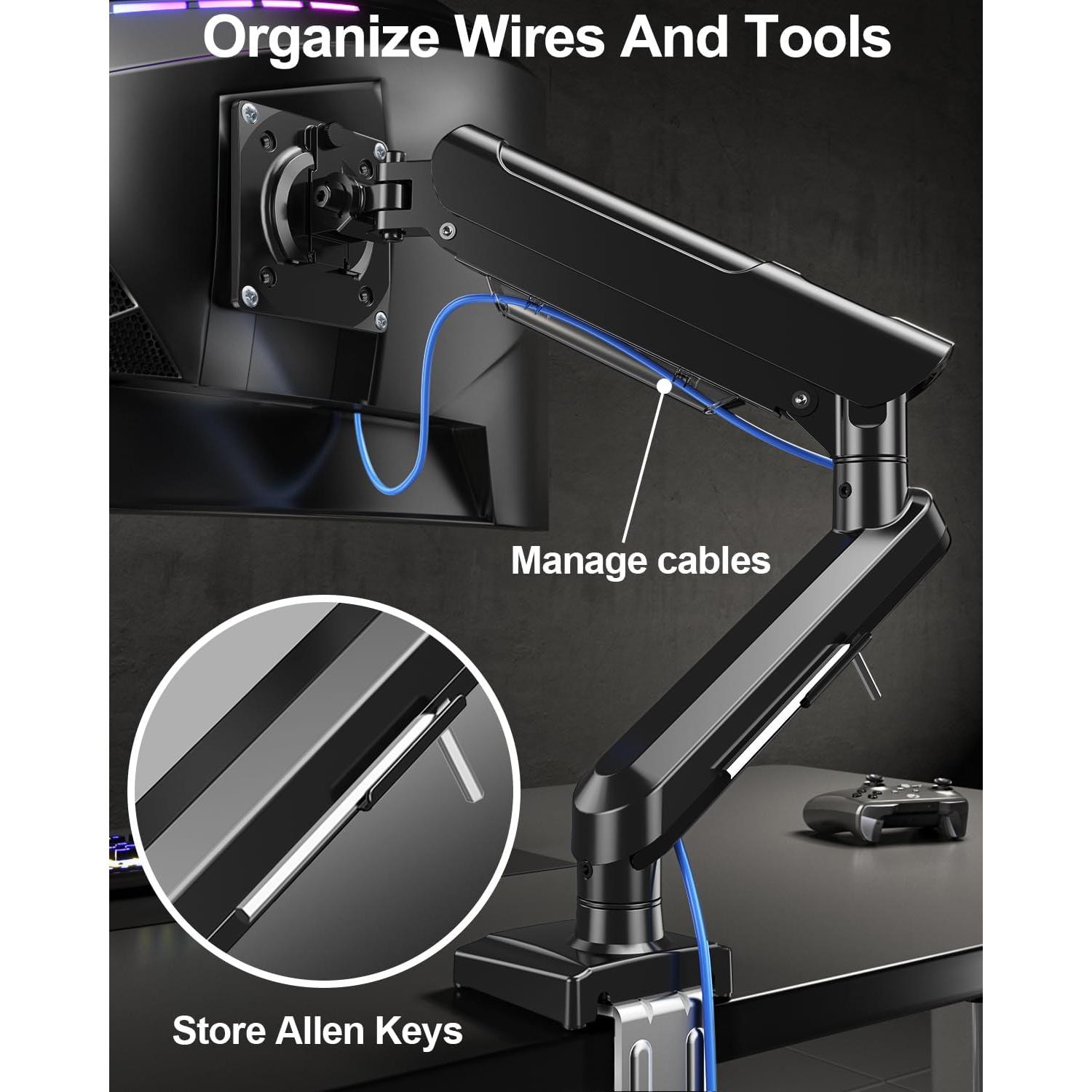 Soporte de Monitor ErgoFocus 13-32" Ajustable VESA 2-10 kg
