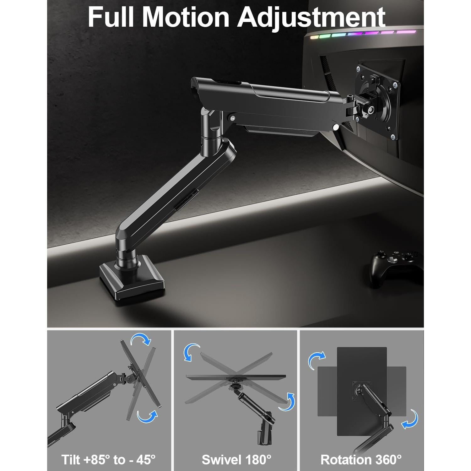 Soporte de Monitor ErgoFocus 13-32" Ajustable VESA 2-10 kg
