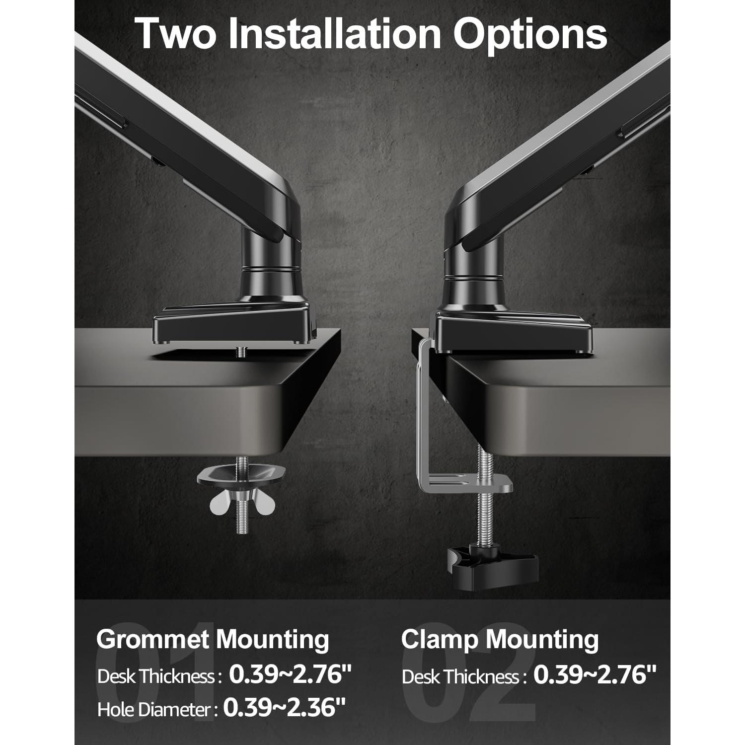 Soporte de Monitor ErgoFocus 13-32" Ajustable VESA 2-10 kg