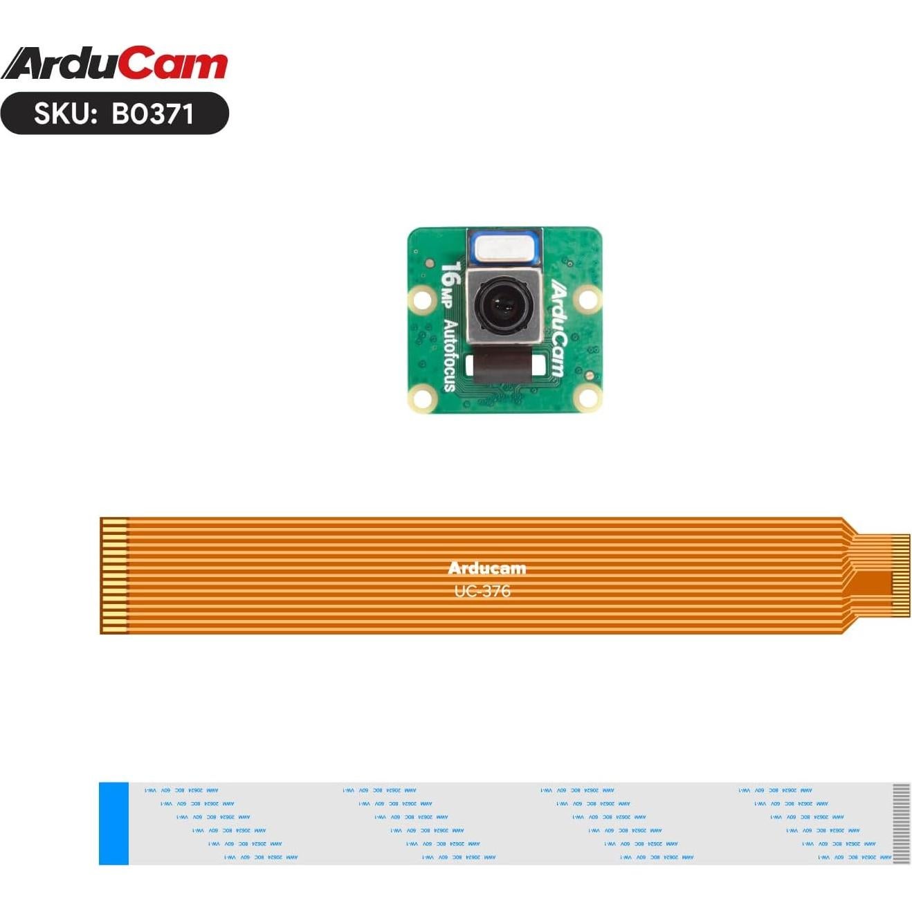 Cámara Autofocus Arducam IMX519 16MP para Raspberry Pi