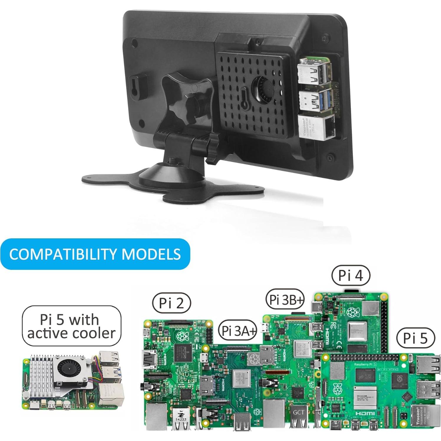 Caja OSOYOO PiStudio para Raspberry Pi con Pantalla Táctil 7"