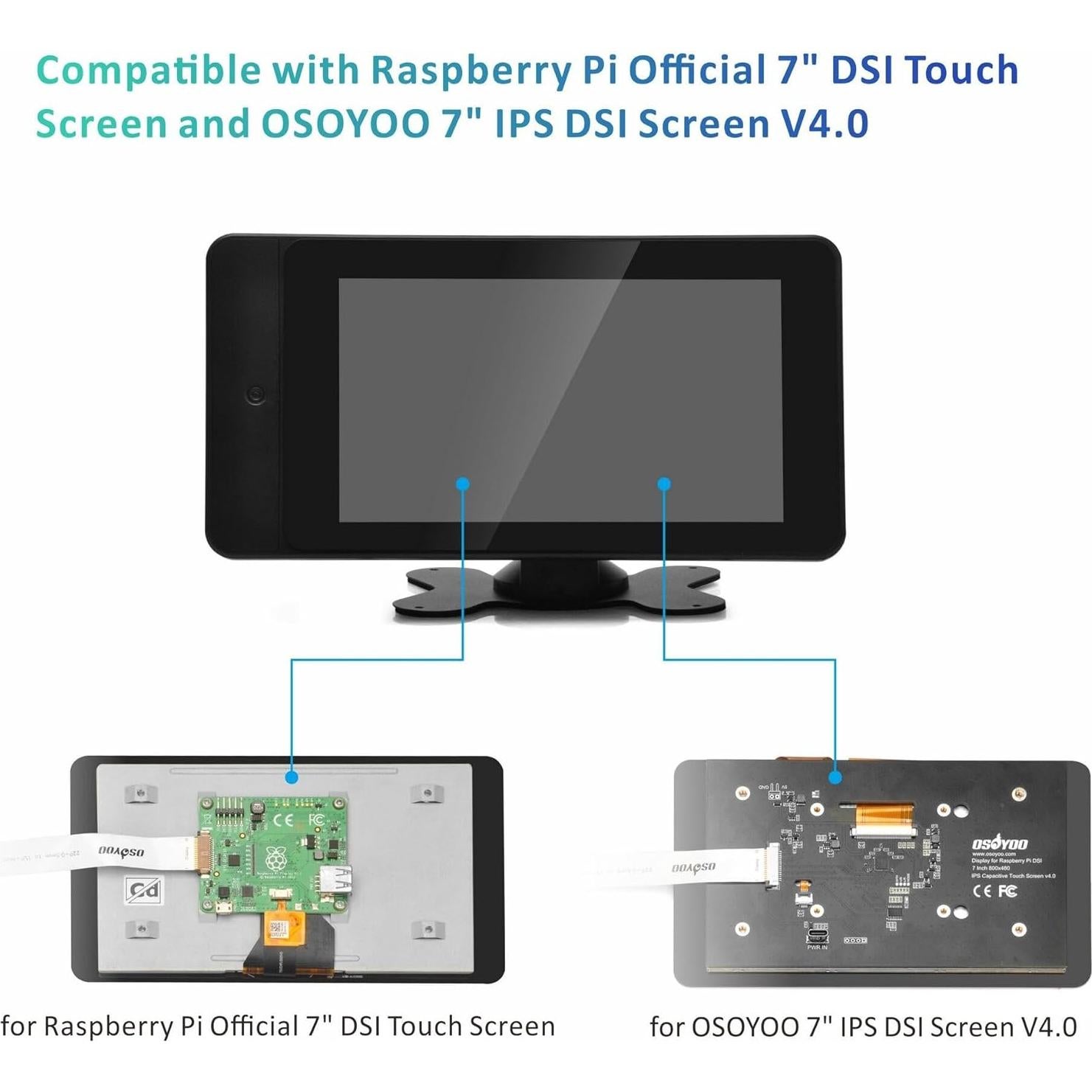 Caja OSOYOO PiStudio para Raspberry Pi con Pantalla Táctil 7"