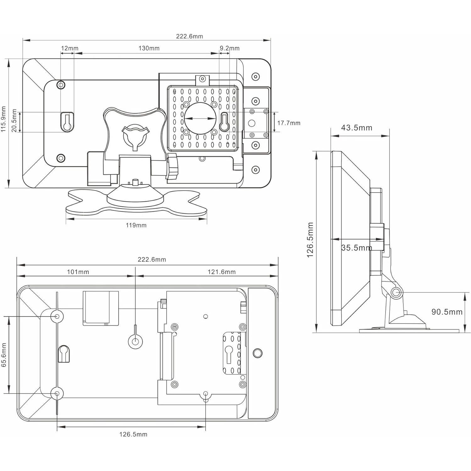 Caja OSOYOO PiStudio para Raspberry Pi con Pantalla Táctil 7"