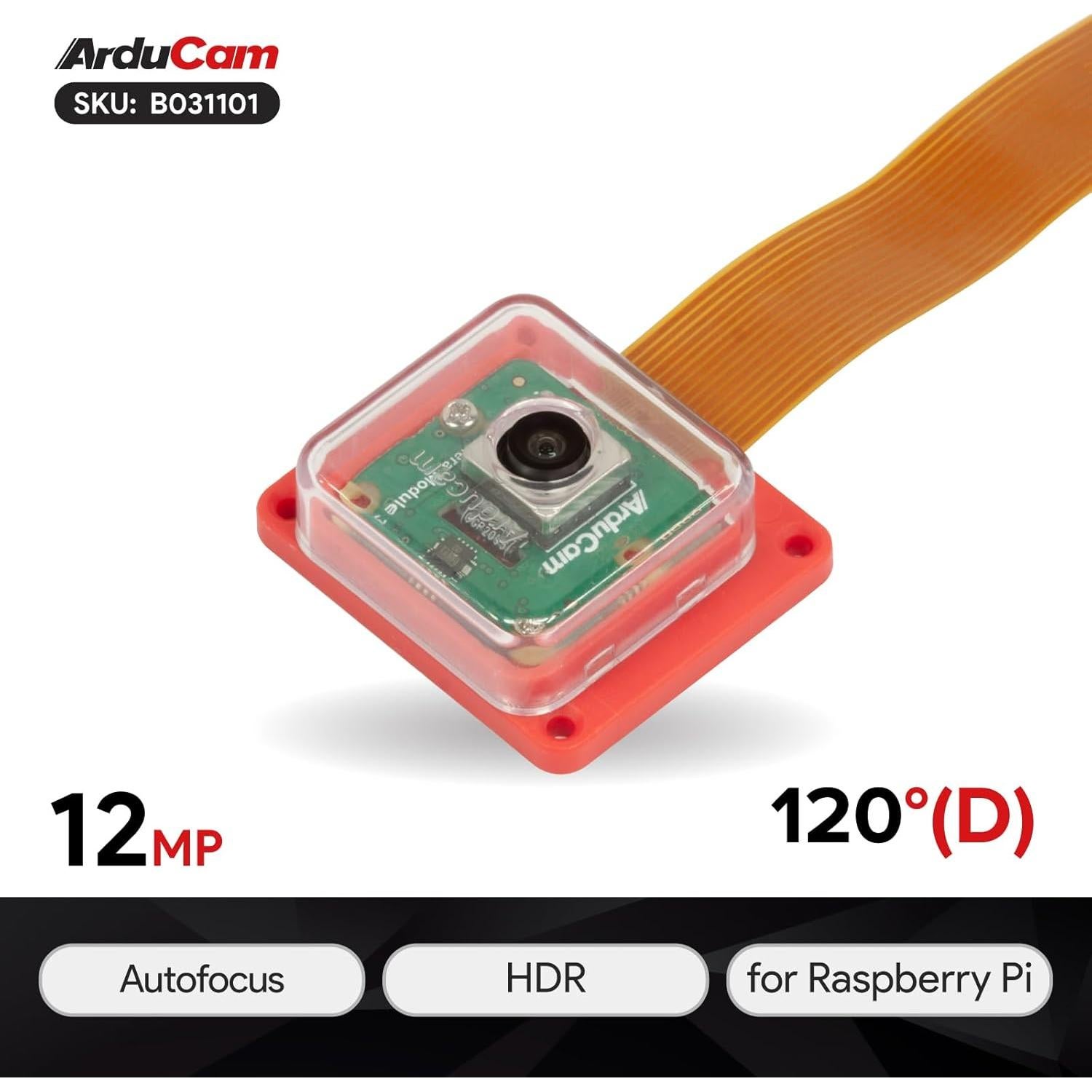 Módulo de Cámara Arducam IMX708 Autofocus para Raspberry Pi