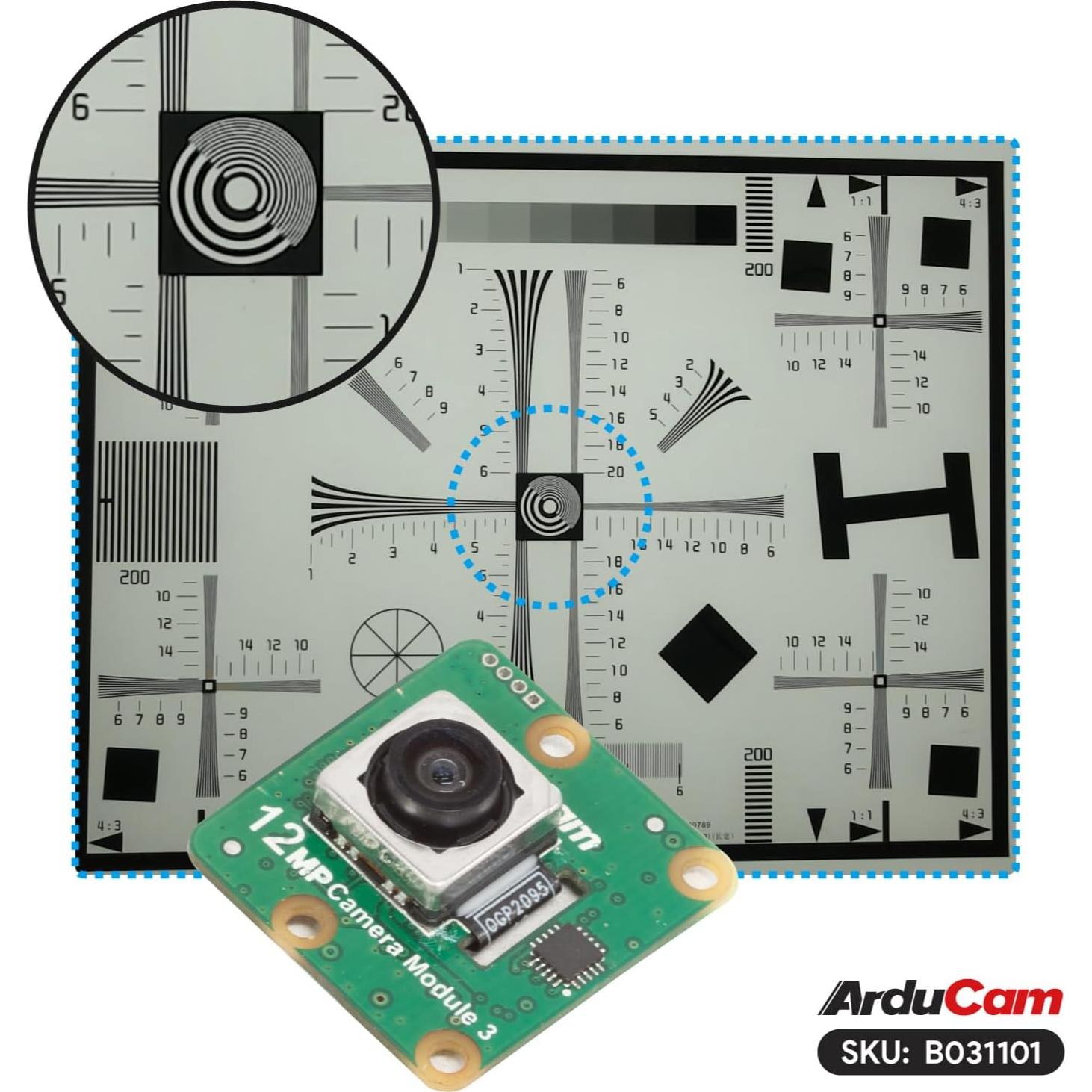 Módulo de Cámara Arducam IMX708 Autofocus para Raspberry Pi