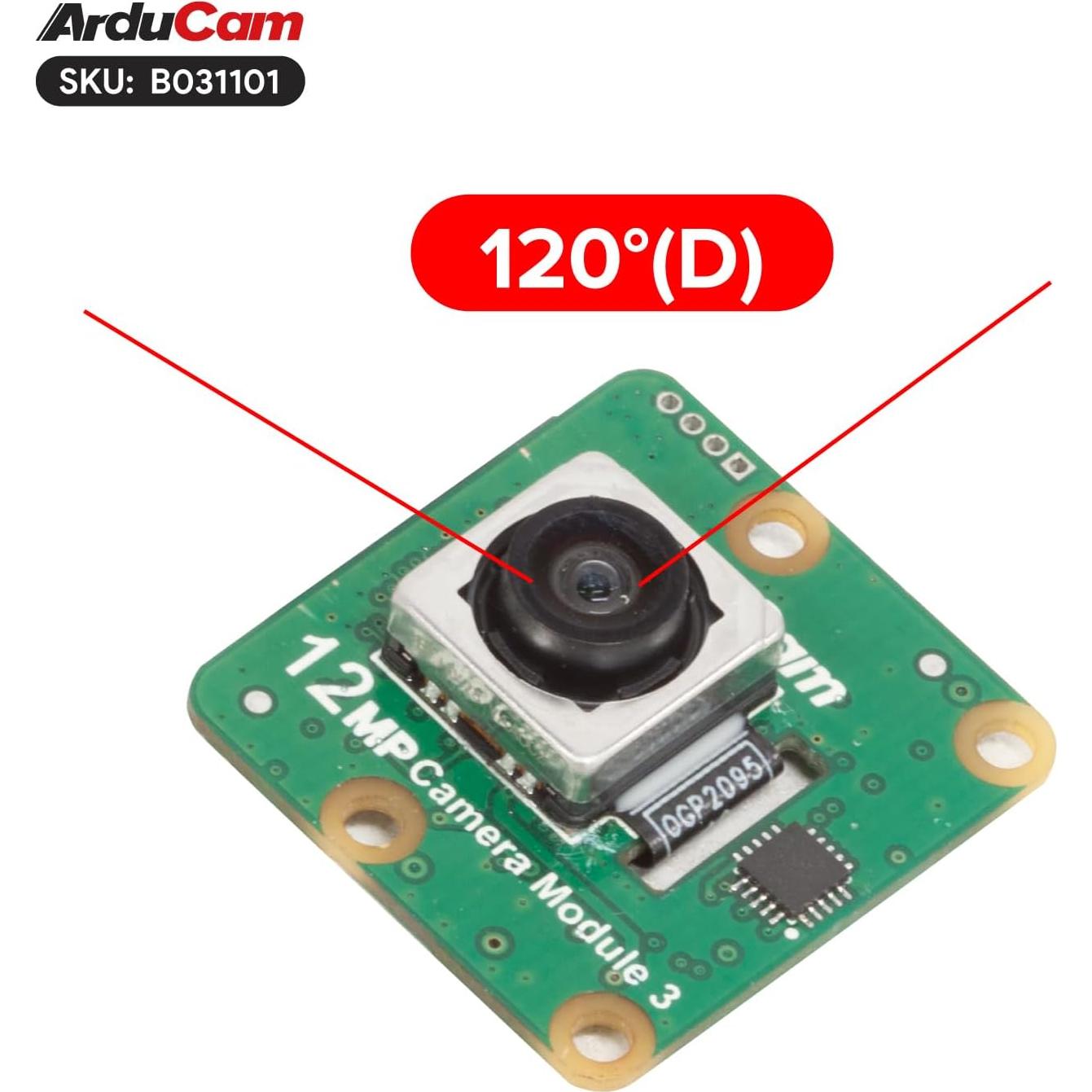 Módulo de Cámara Arducam IMX708 Autofocus para Raspberry Pi
