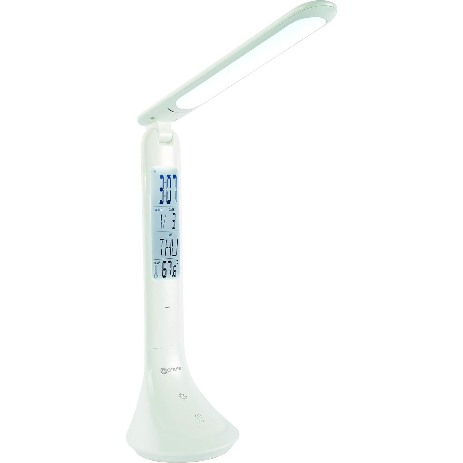Lámpara de Tarea OttLite ClearSun LED Recargable 27-38 cm