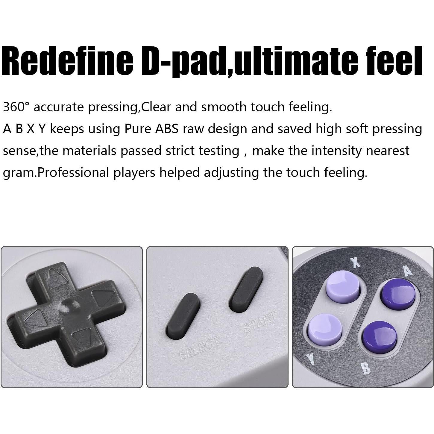 Controlador USB KIWITATA SNES 2X para Juegos Retro PC Mac