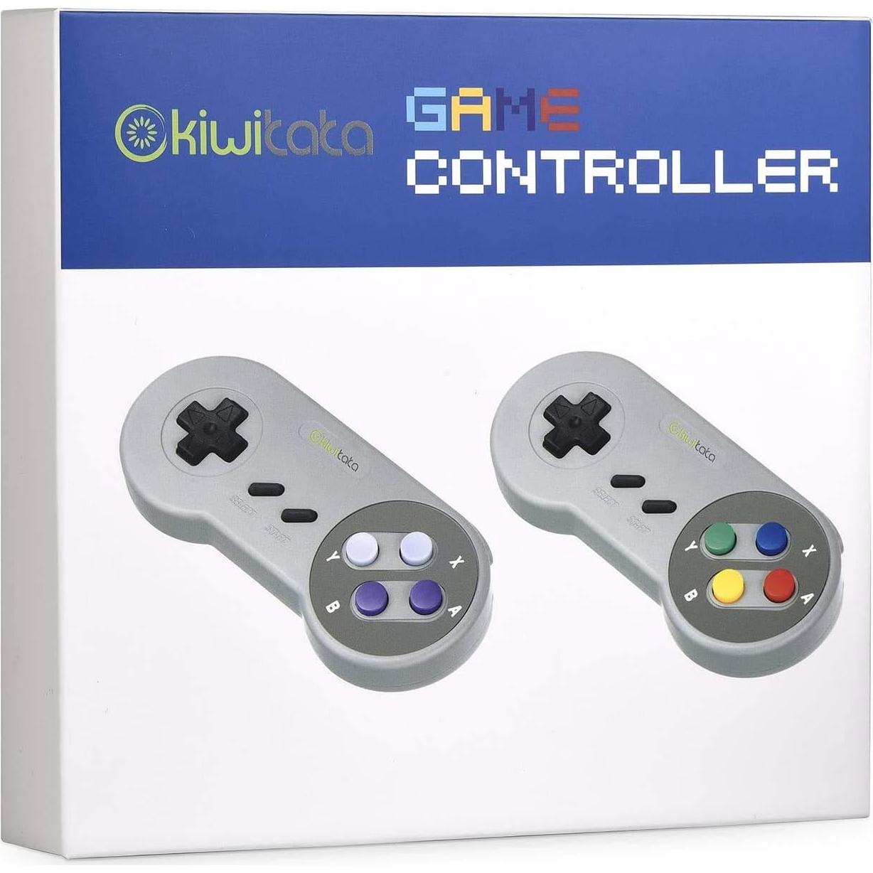 Controlador USB KIWITATA SNES 2X para Juegos Retro PC Mac