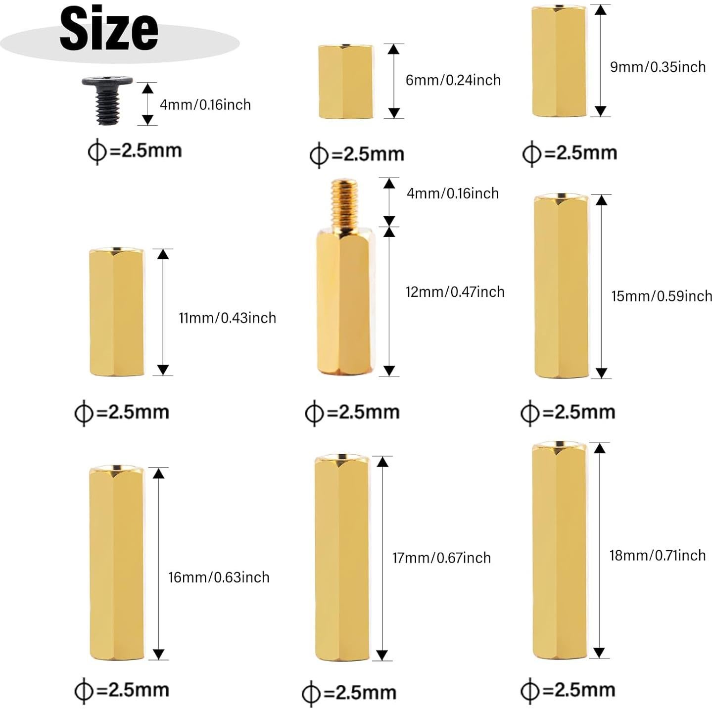Kit de Tornillos y Espaciadores GeeekPi para Raspberry Pi 5