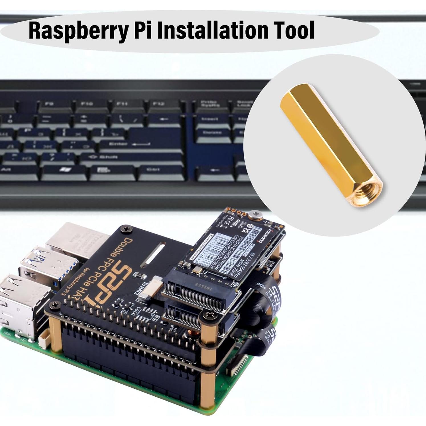 Kit de Tornillos y Espaciadores GeeekPi para Raspberry Pi 5