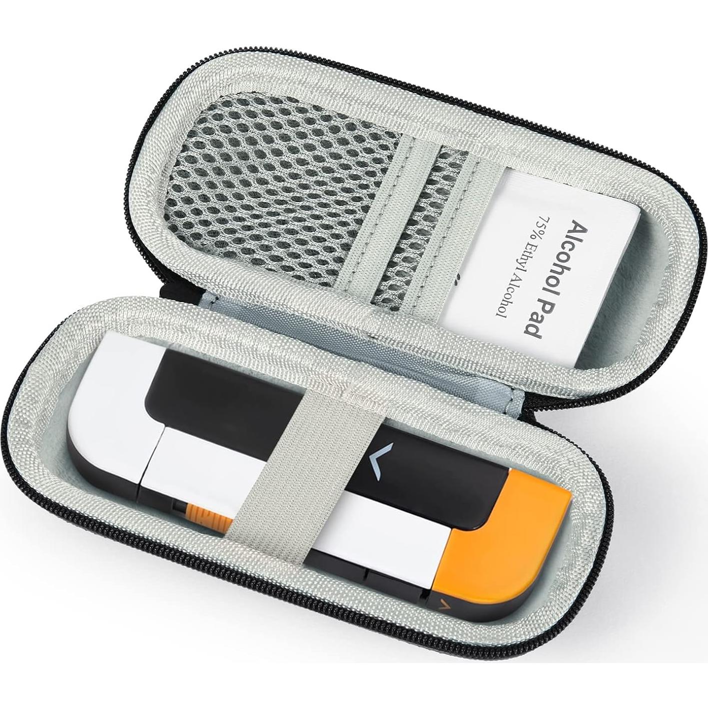 Estuche Mini de Viaje MUSHENJI para Monitor de Glucosa