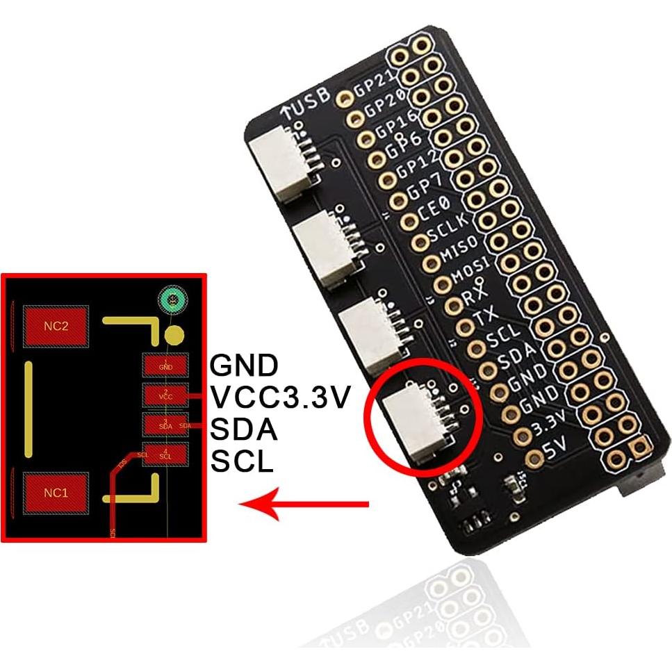 Placa de Expansión GPIO 2x20 Treedix para Raspberry Pi HAT