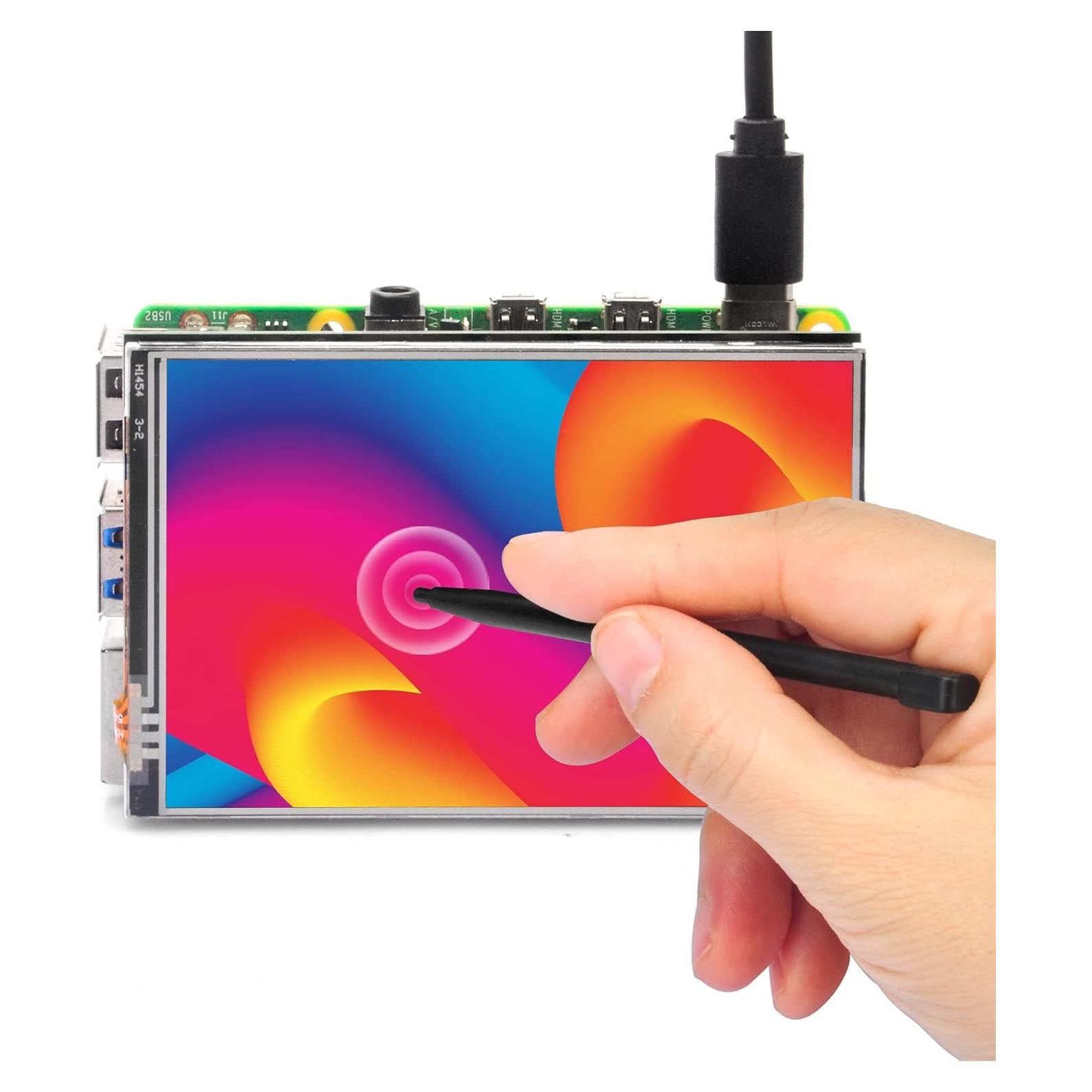 Pantalla Táctil SPI 3.5" OSOYOO para Raspberry Pi 3B/4 - 480x320