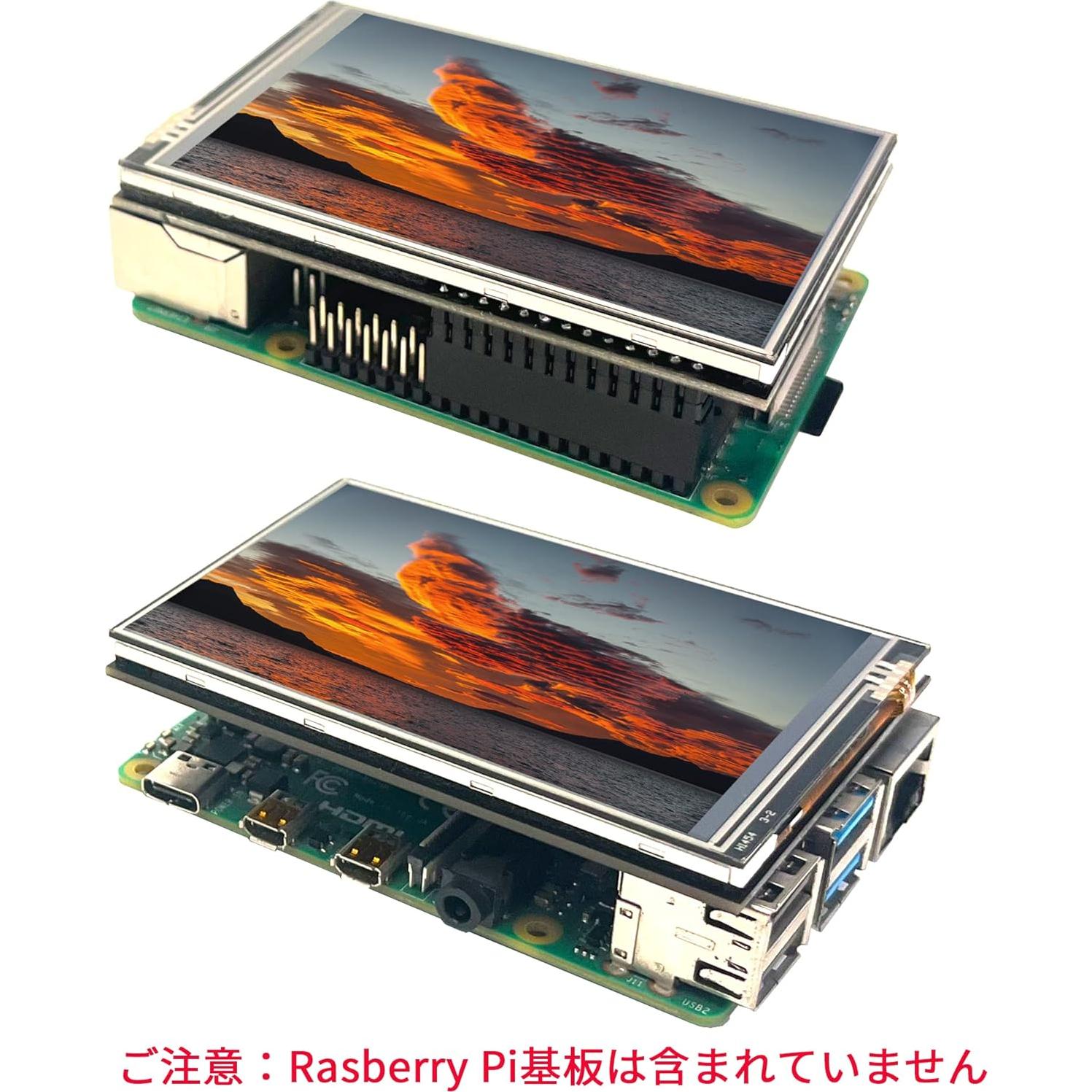 Pantalla Táctil SPI 3.5" OSOYOO para Raspberry Pi 3B/4 - 480x320