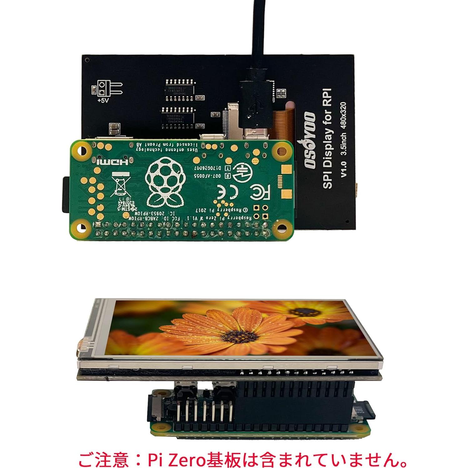 Pantalla Táctil SPI 3.5" OSOYOO para Raspberry Pi 3B/4 - 480x320
