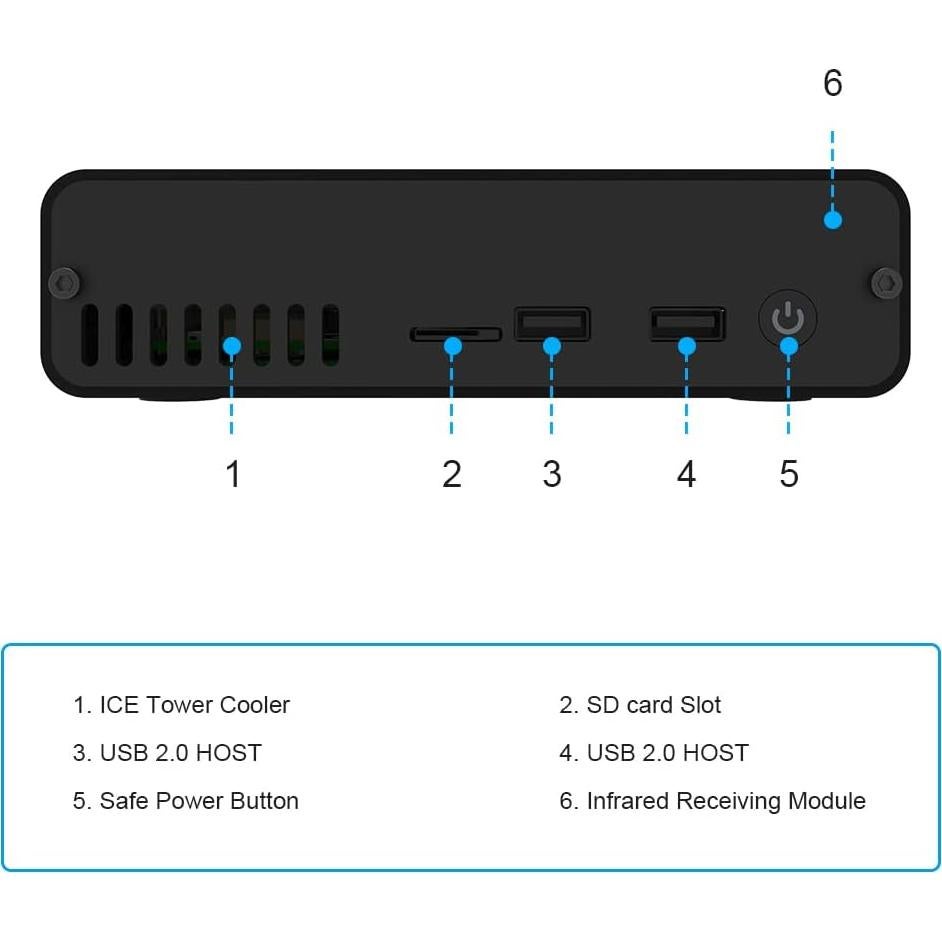 Kit NAS GeeekPi DeskPi Pro V2 para Raspberry Pi 4 con Cooler