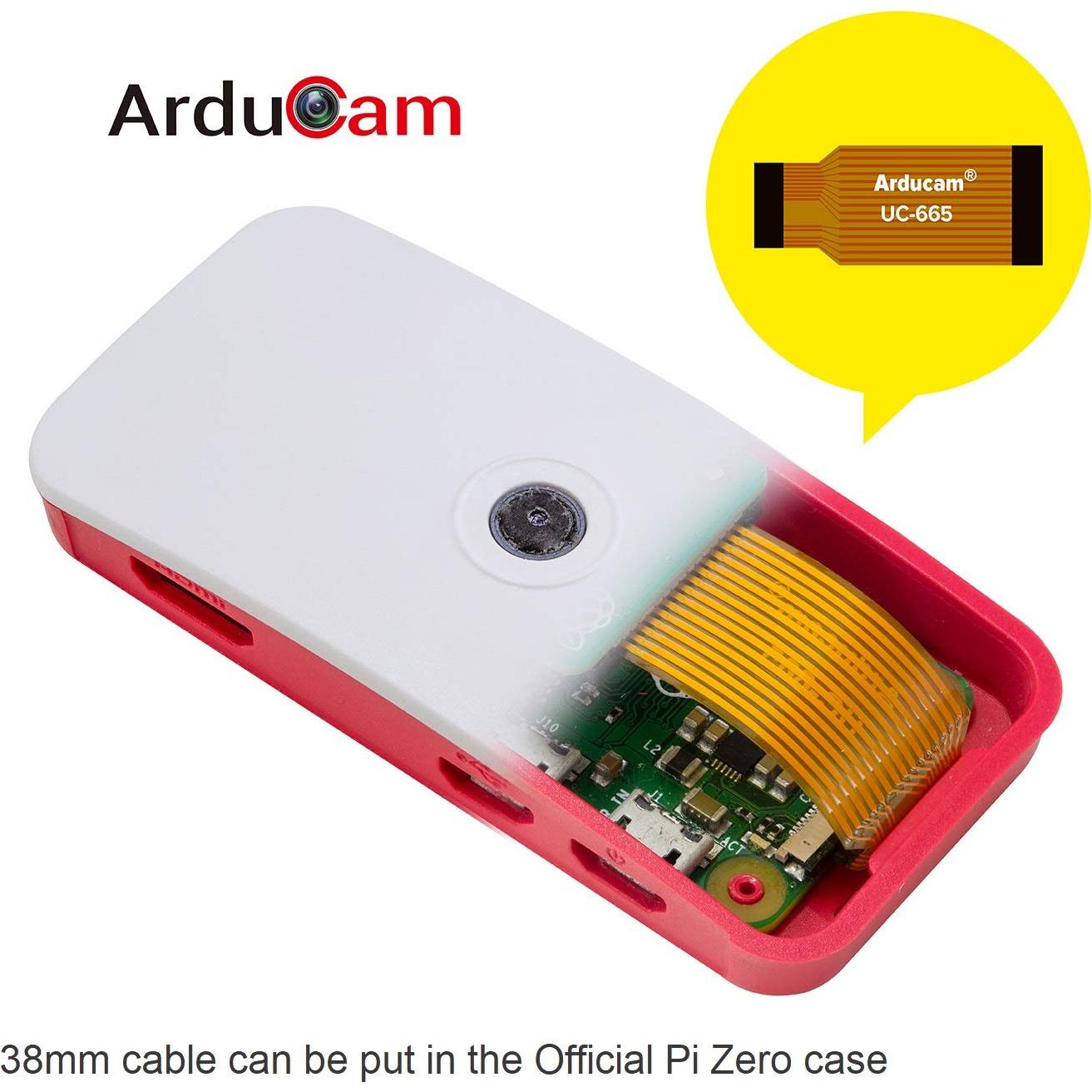 Juego de Cables de Cámara Arducam para Raspberry Pi Zero 3 Piezas