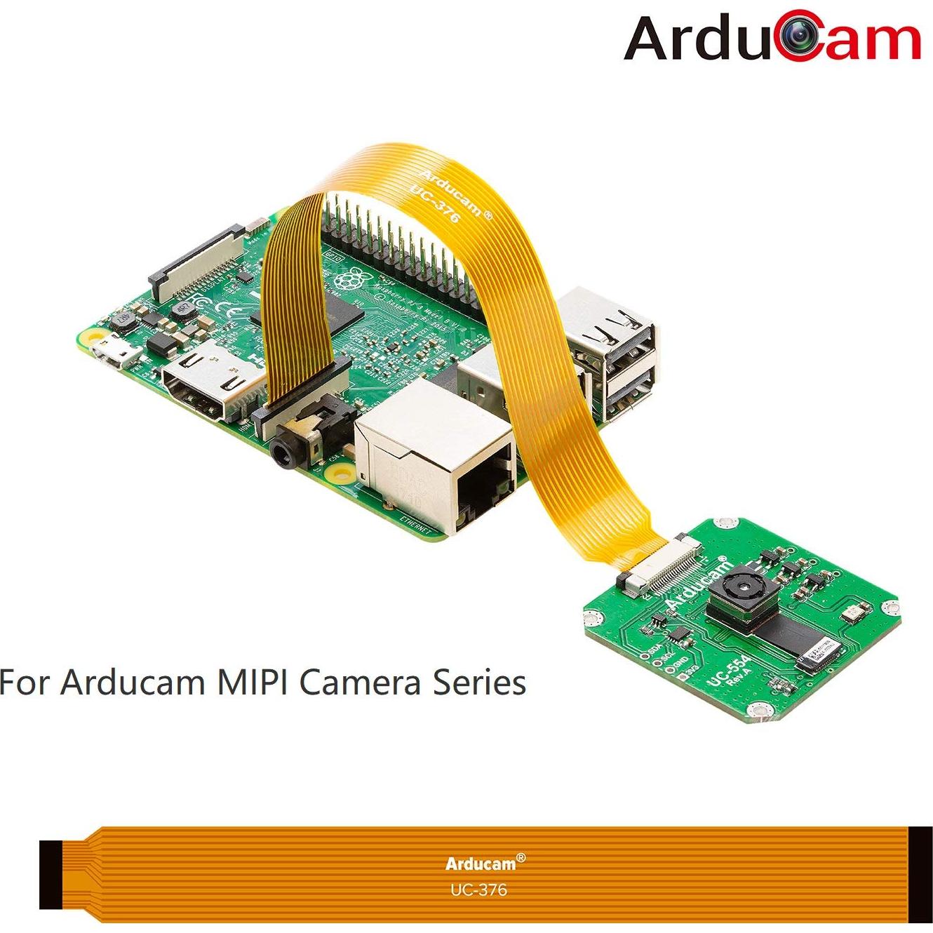 Juego de Cables de Cámara Arducam para Raspberry Pi Zero 3 Piezas