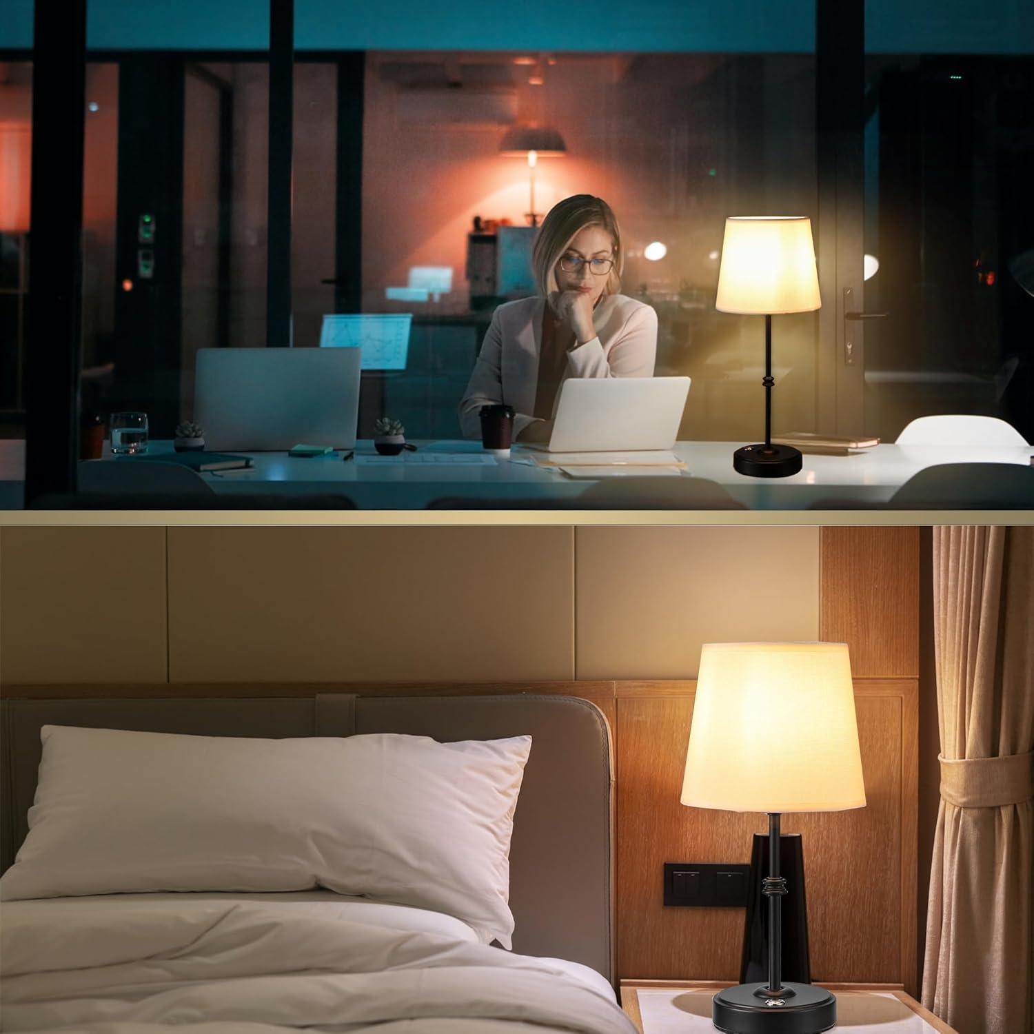 Lámpara de Mesa LED Anxingtools Recargable 5200mAh Negra