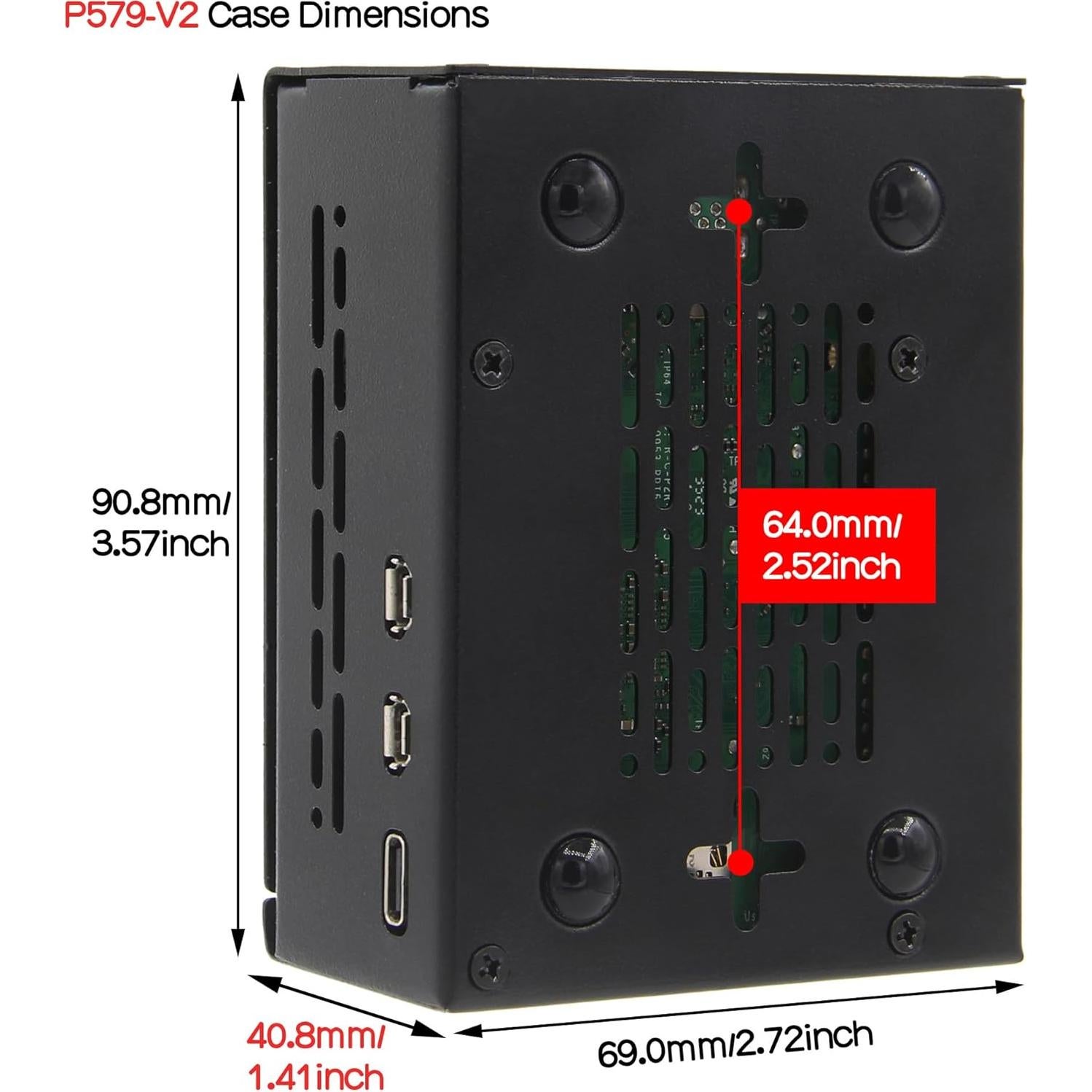 Geekworm X1001 PCIe a M.2 HAT para Raspberry Pi 5 + Enfriador
