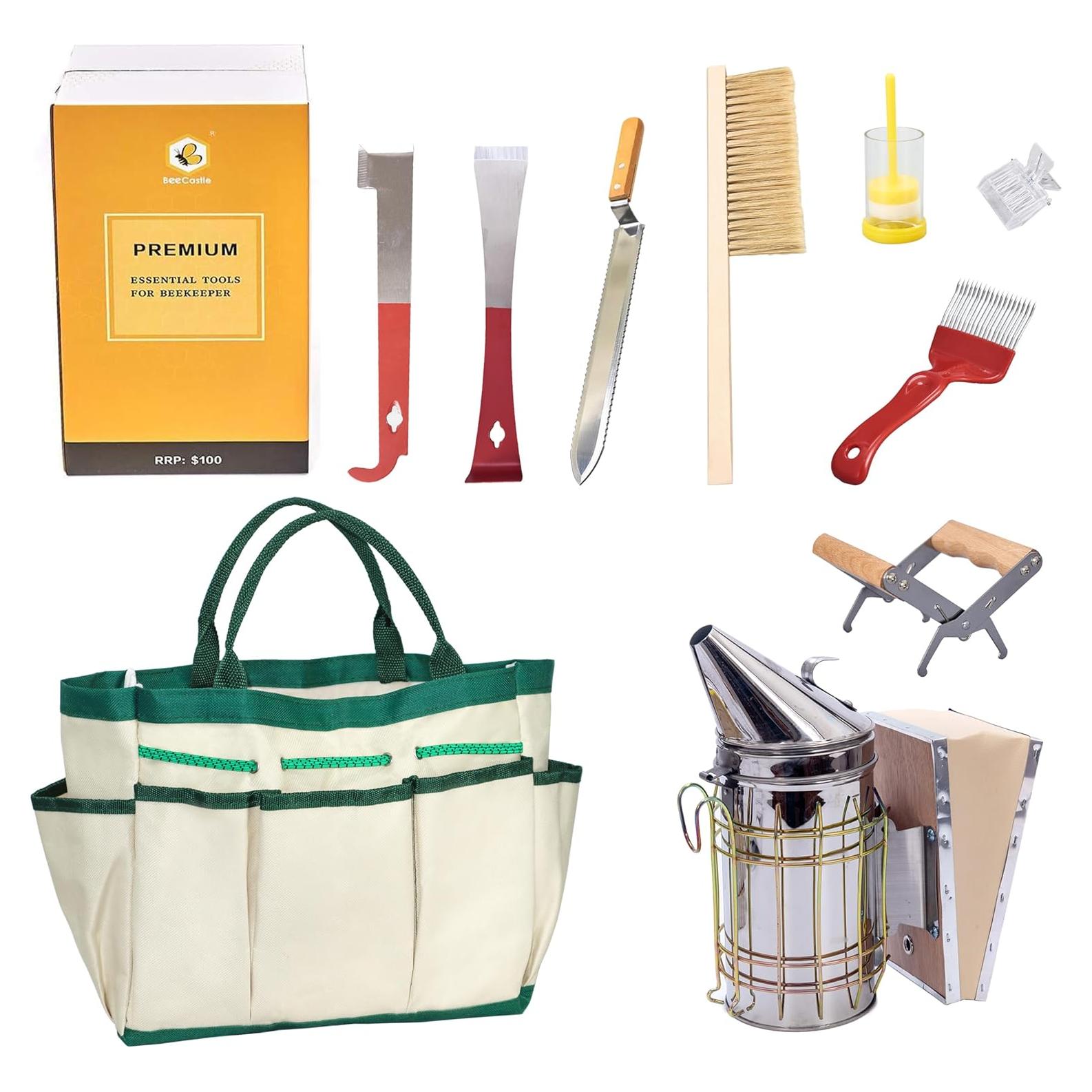 Kit de Apicultura BeeCastle 9 Piezas con Tote Organizador
