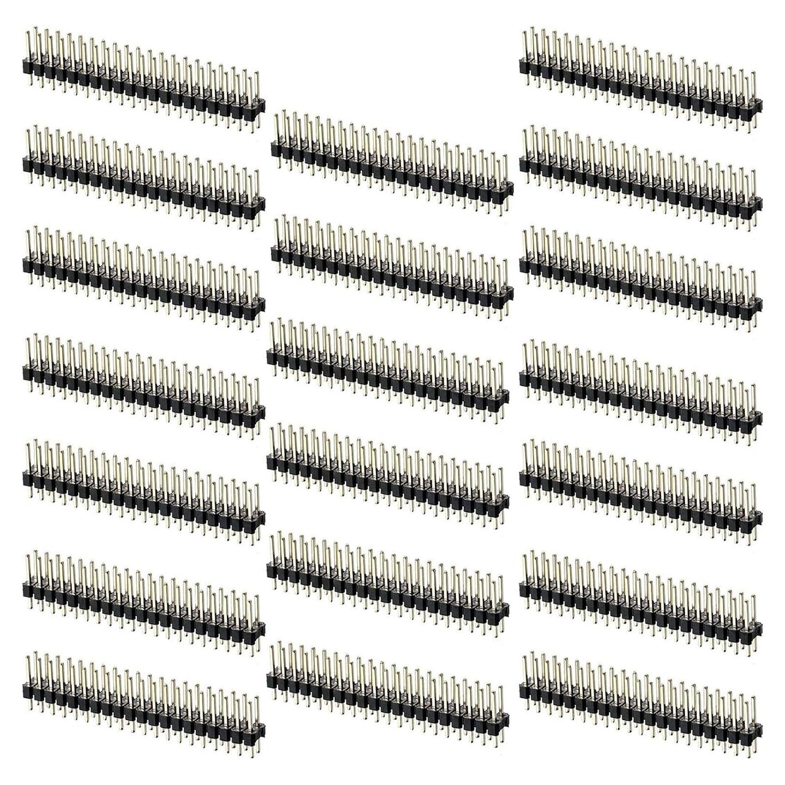 Conector de encabezado macho 2x20 pines Frienda - 20 piezas