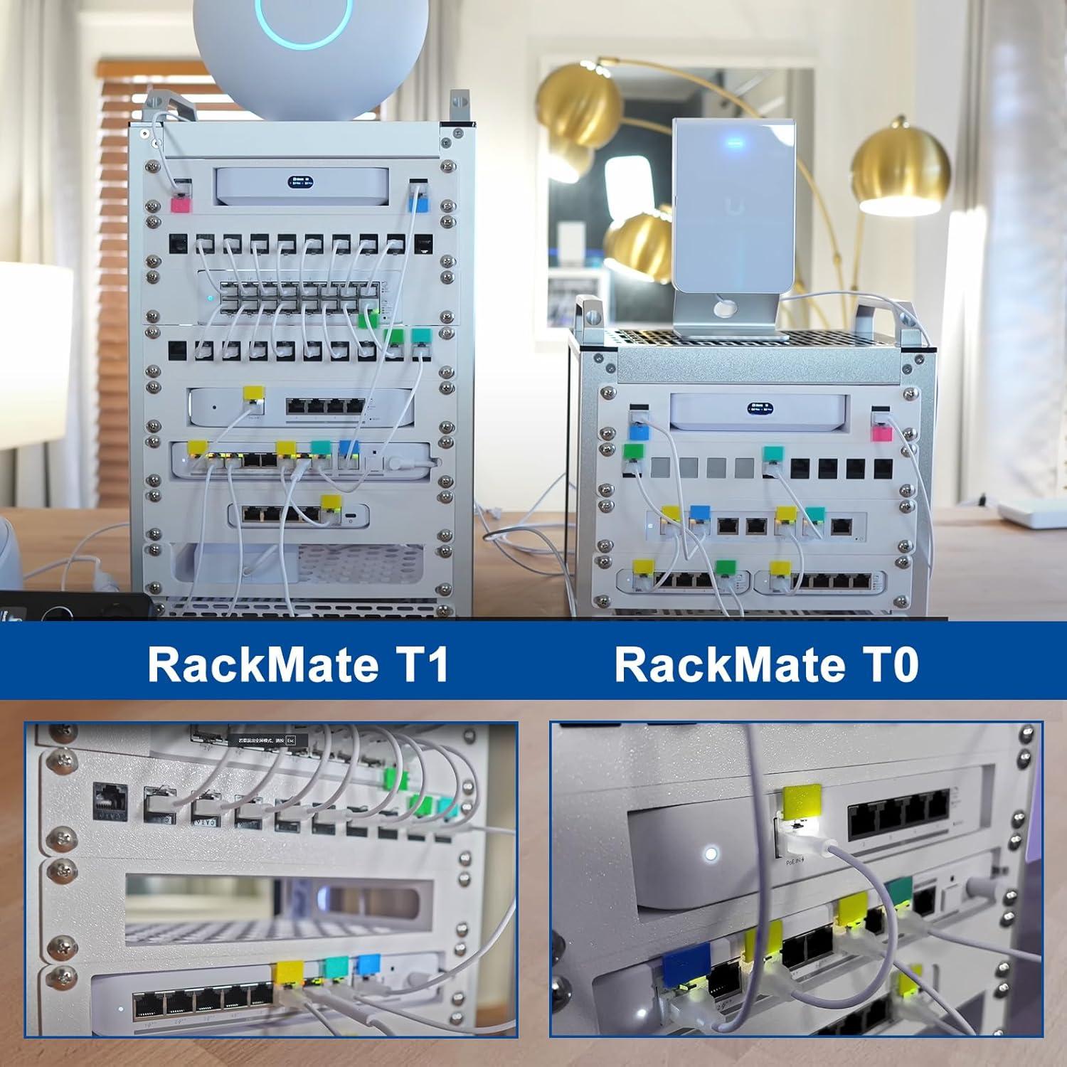 Gabinete de Servidor 8U GeeekPi RackMate T1 25.4 cm Aluminio