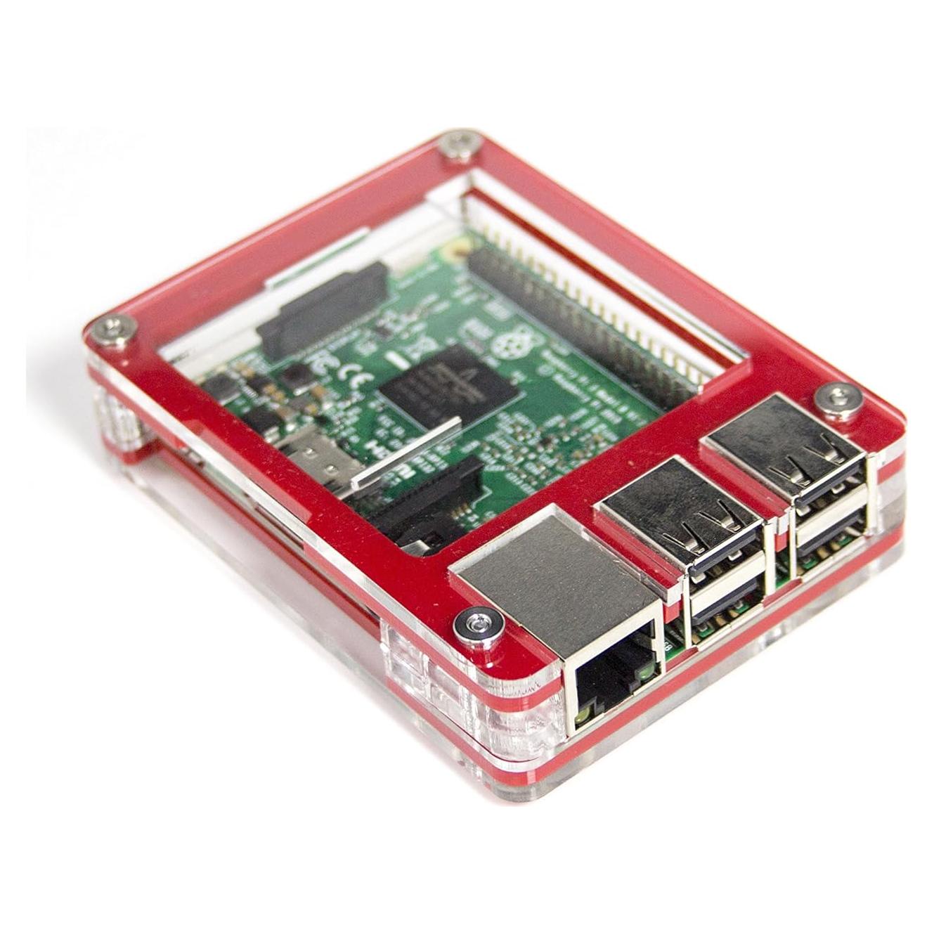Funda C4Labs para Raspberry Pi 3 B+, 2B y B+ con Disipadores