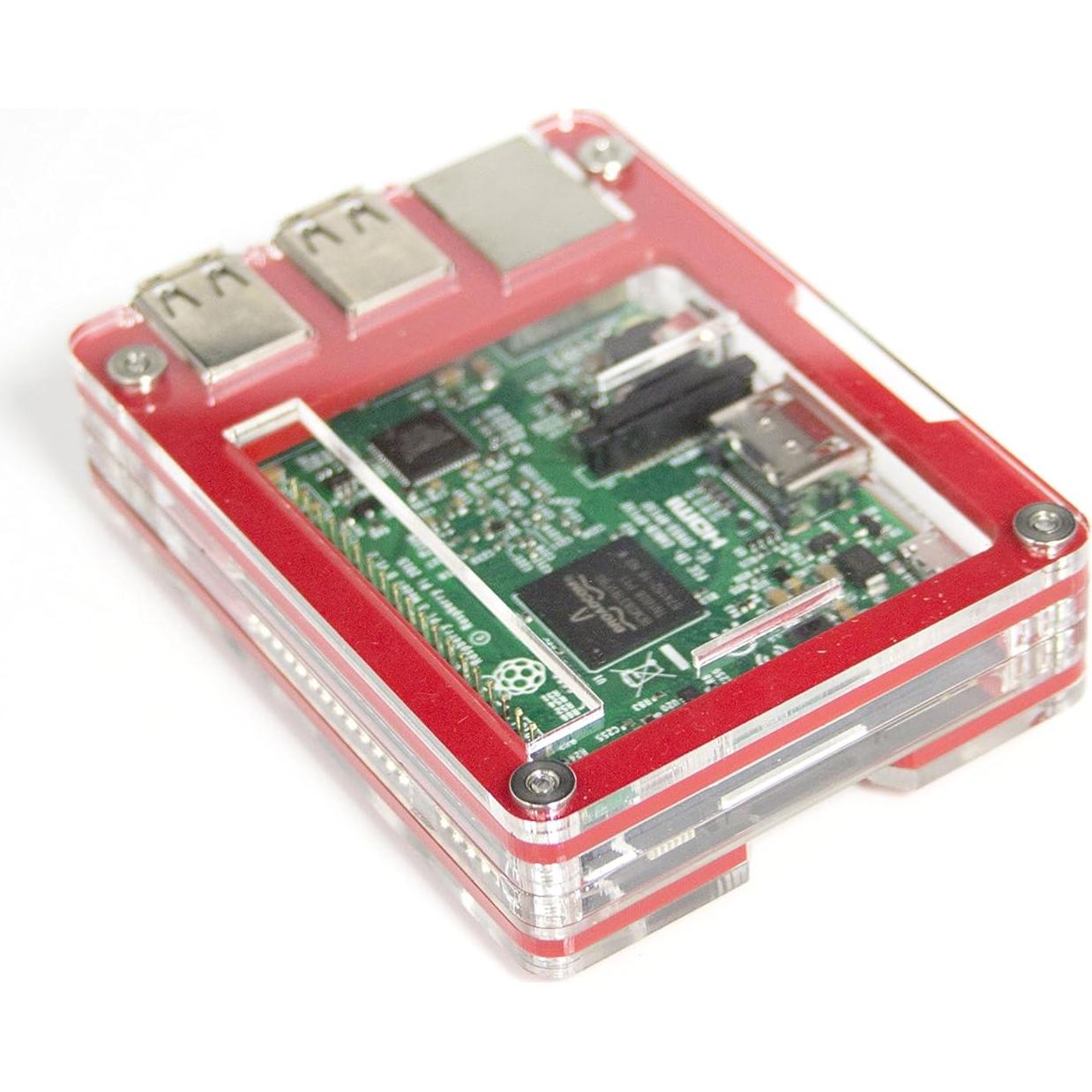 Funda C4Labs para Raspberry Pi 3 B+, 2B y B+ con Disipadores