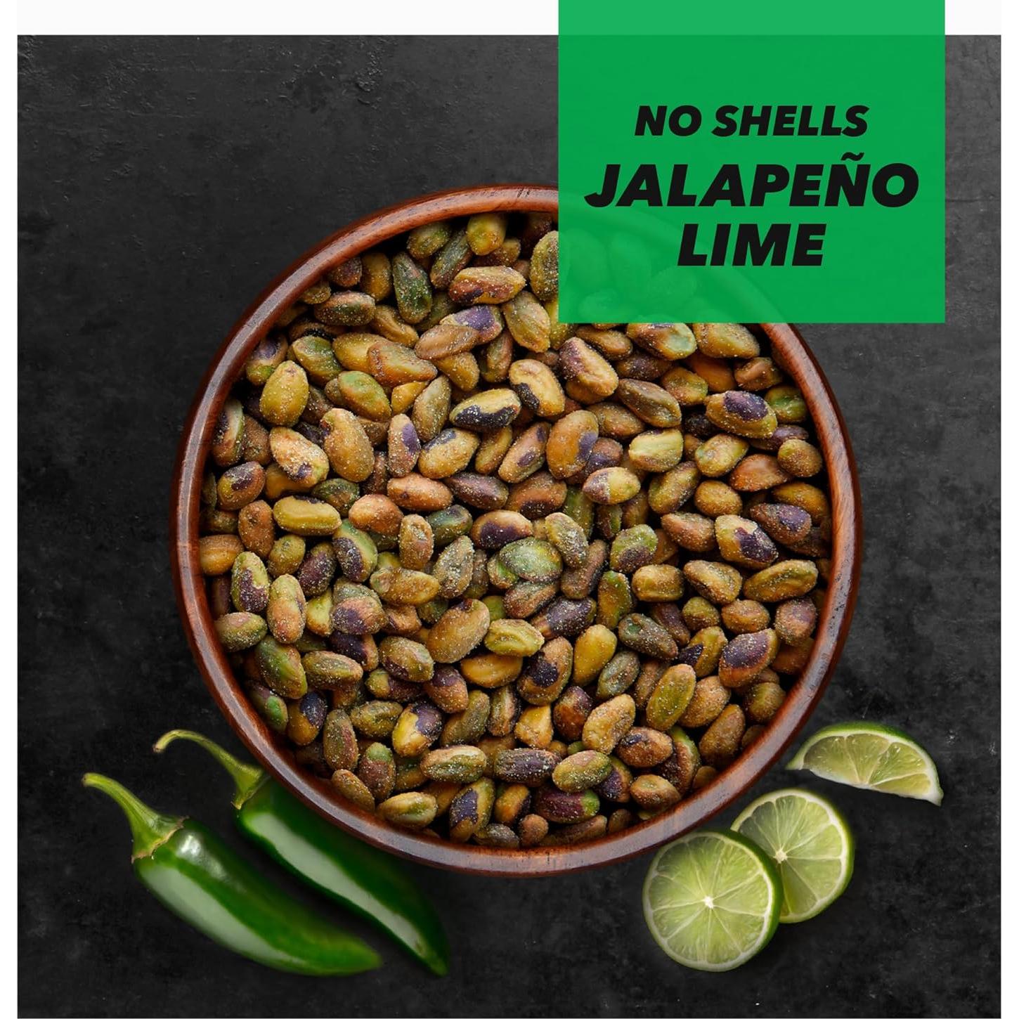 Pistachos Sin Cáscara Maravillosos 311g Sabor Jalapeño Lima