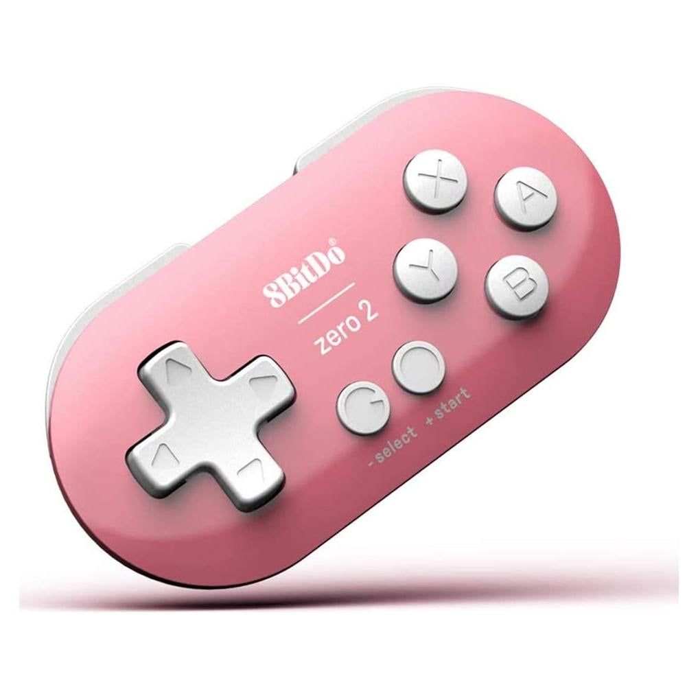 Controlador Bluetooth Mini 8Bitdo Zero 2 Rosa para Switch y PC