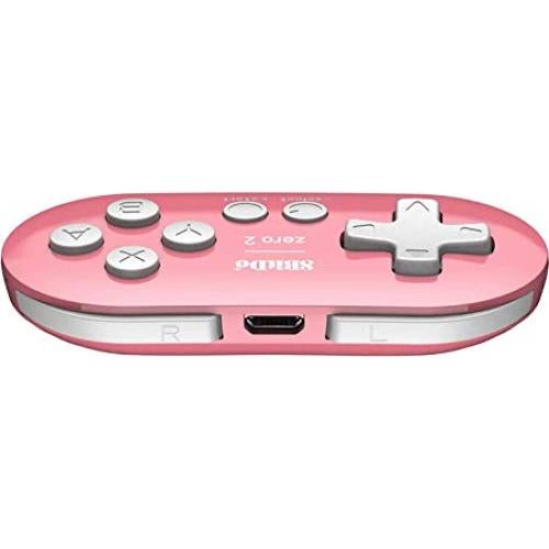 Controlador Bluetooth Mini 8Bitdo Zero 2 Rosa para Switch y PC