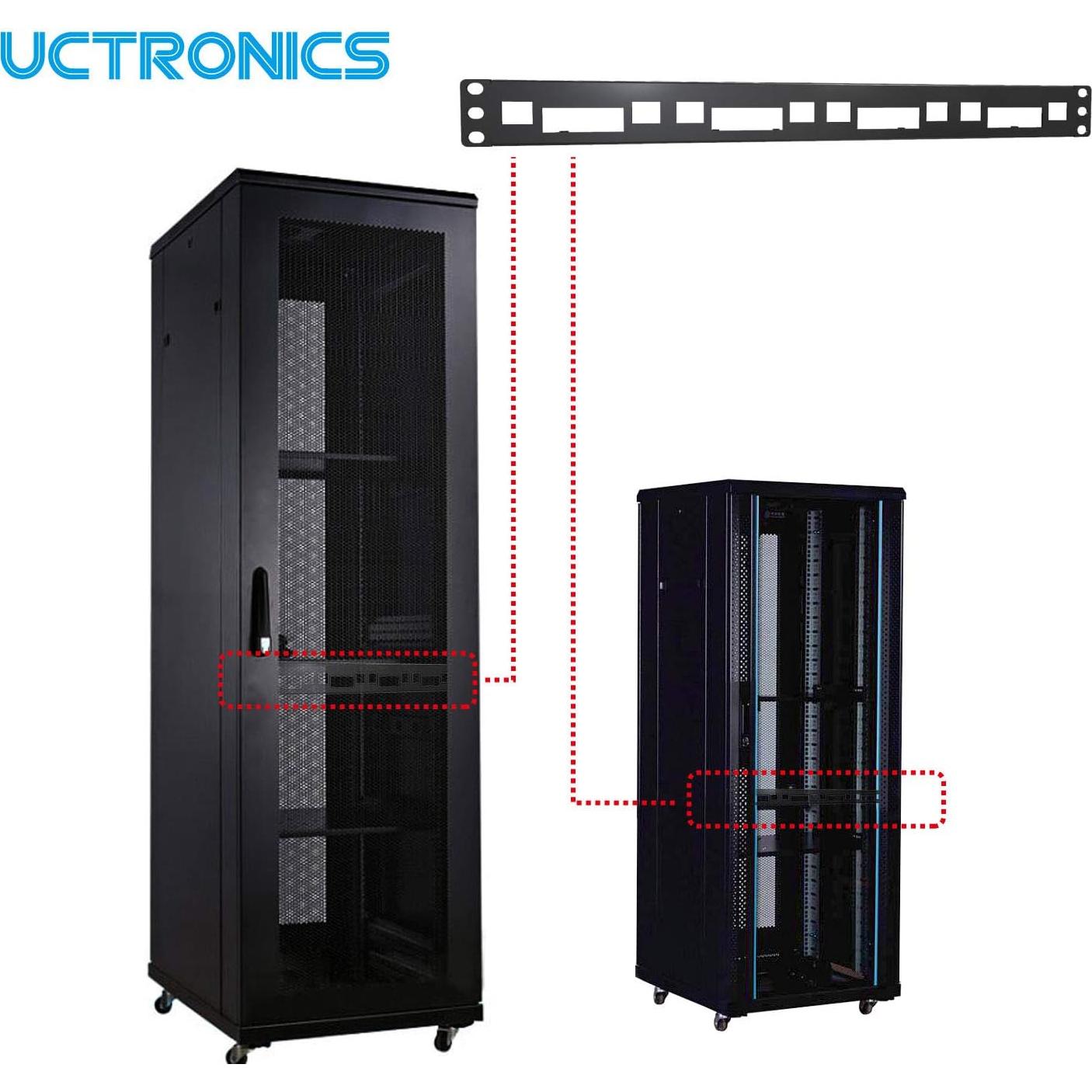 Rack de Montaje UCTRONICS 1U para Raspberry Pi 4B/3B/B+