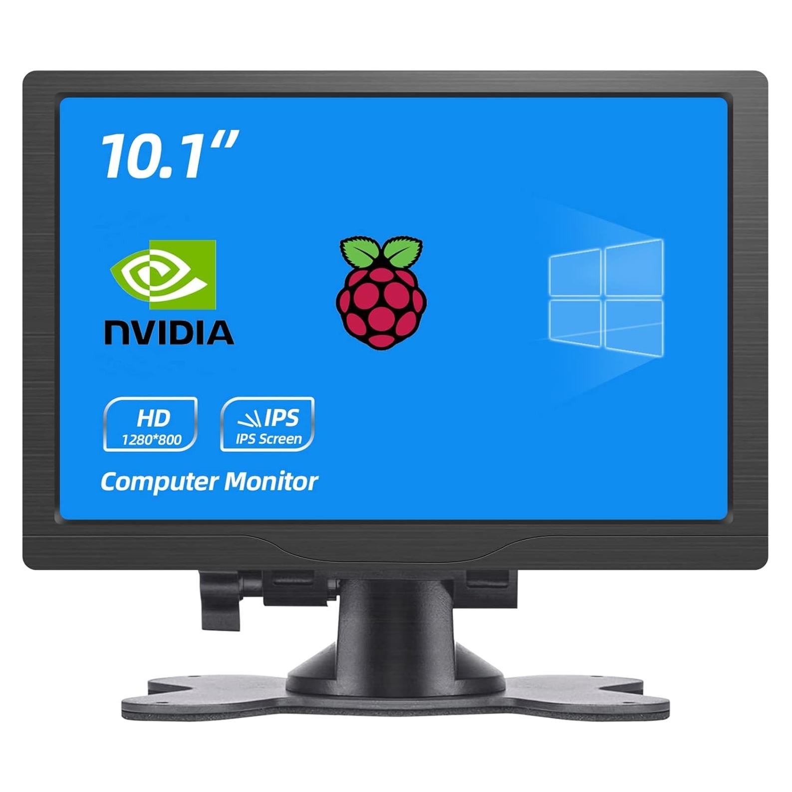 Monitor Portátil HDMI 10.1" HMTECH 1280x800 IPS con Altavoces