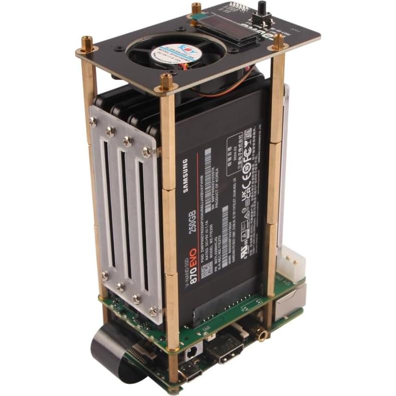 Placa Superior Radxa Penta SATA HAT con Pantalla OLED