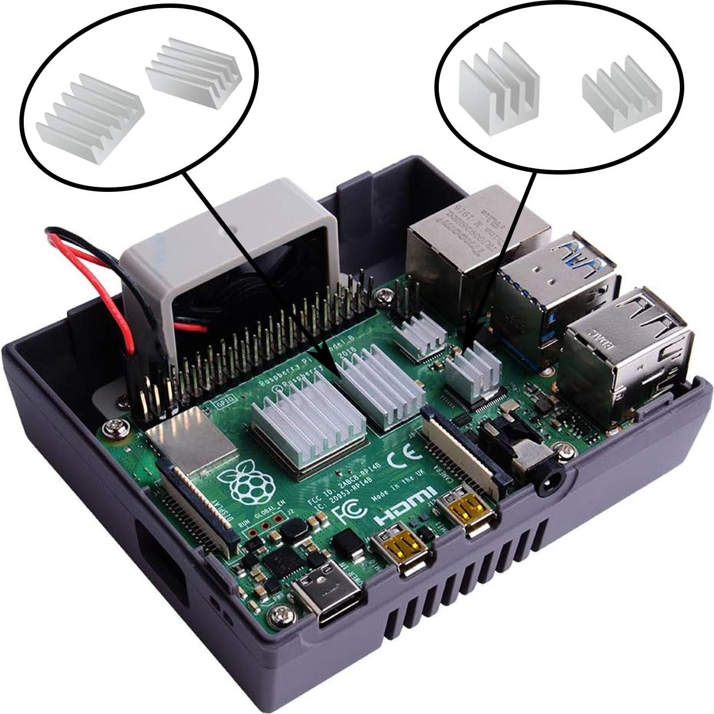 Kit de Disipadores de Calor para Raspberry Pi 4 SJZBIN 32PCS