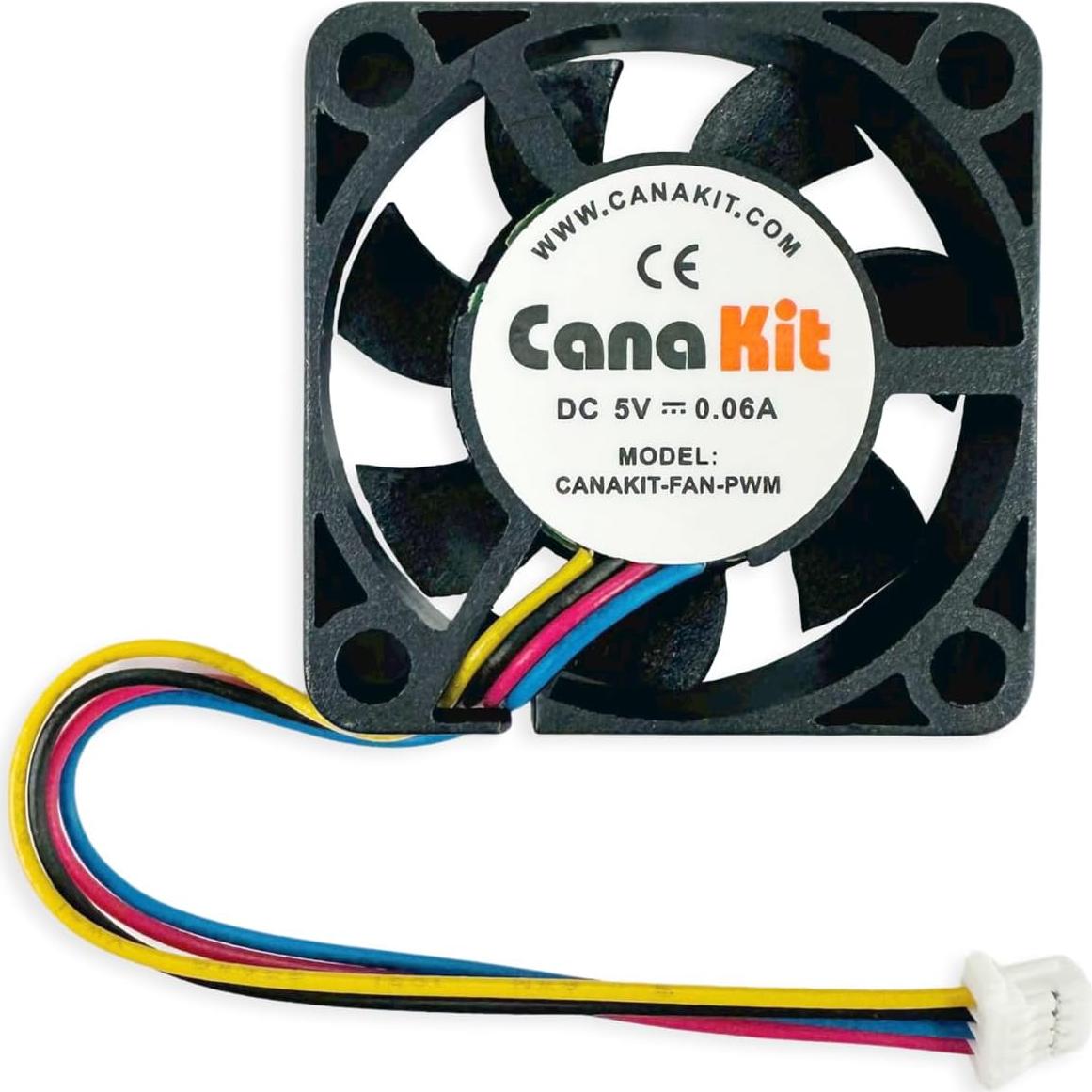 Fuente de Poder 45W CanaKit para Raspberry Pi 5 con Caja y Disipador