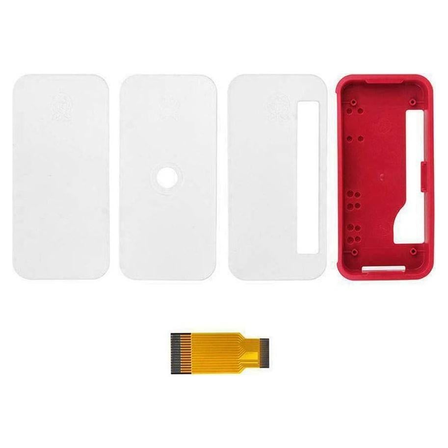 Caja Protectora Acxico para Raspberry Pi Zero V1.3 W - ABS Rojo y Blanco