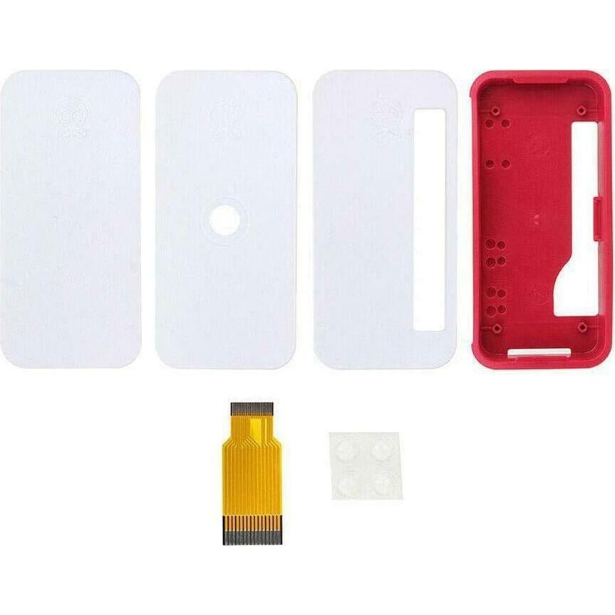 Caja Protectora Acxico para Raspberry Pi Zero V1.3 W - ABS Rojo y Blanco