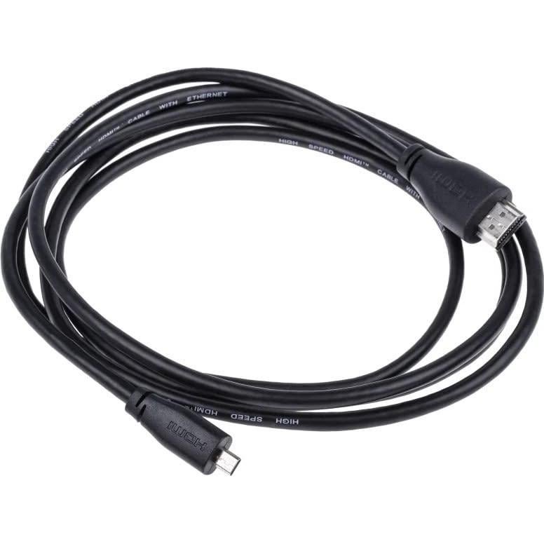 Cable Micro HDMI 2m Raspberry Pi 4K 60Hz Negro
