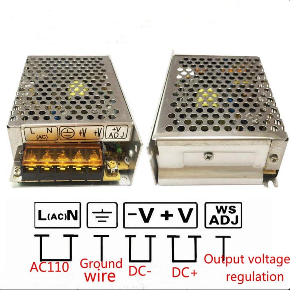 Adaptador de Alimentación DC 12V 5A PHEVOS para CCTV y LED
