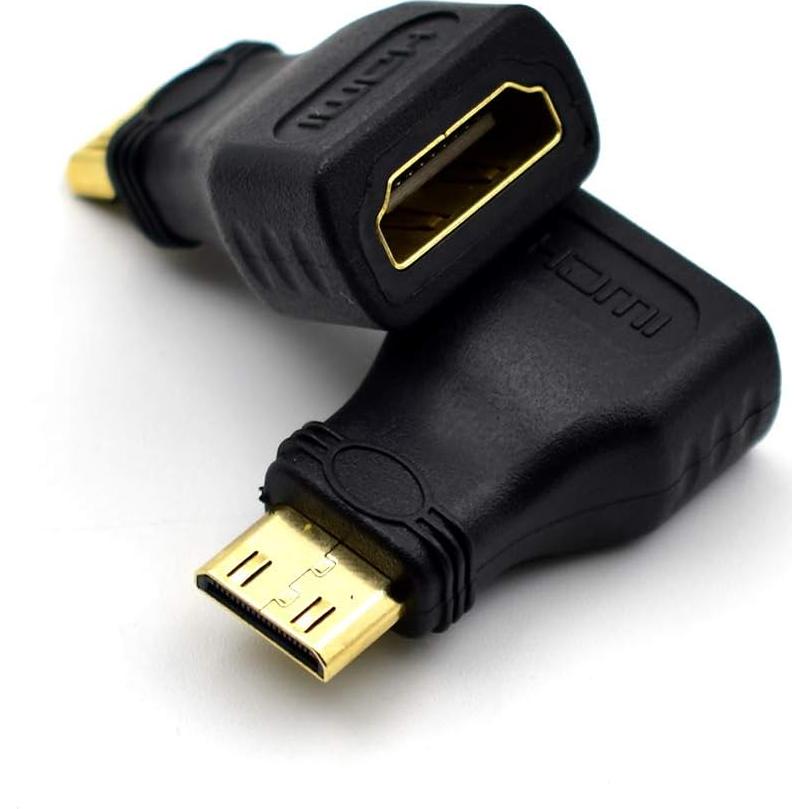 Paquete de 5 Adaptadores Mini HDMI Macho a HDMI Hembra Bei Qian