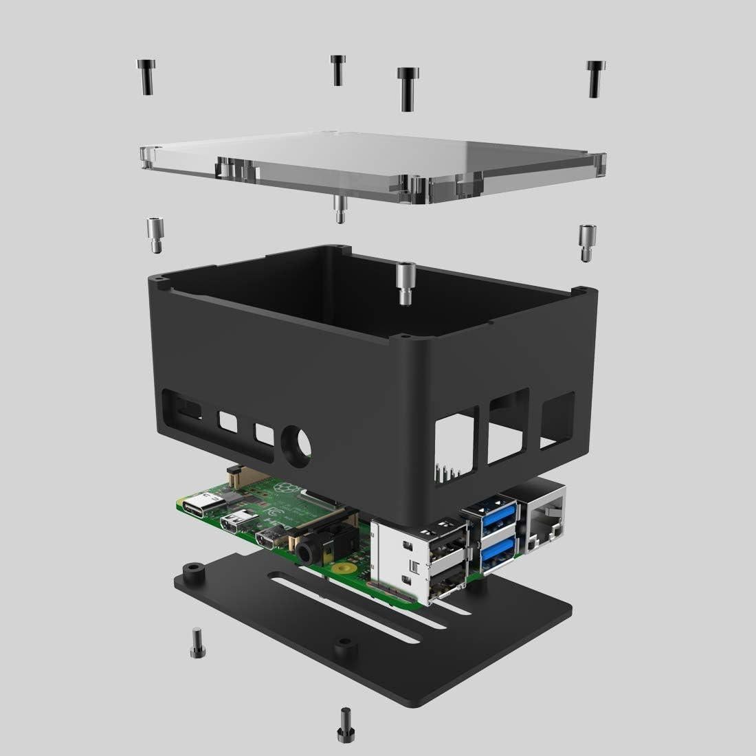 Disipador de Calor Aluminio Extra Alto anidees para Raspberry Pi 4