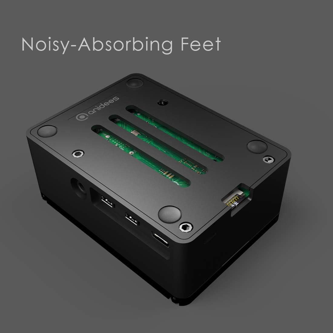 Disipador de Calor Aluminio Extra Alto anidees para Raspberry Pi 4