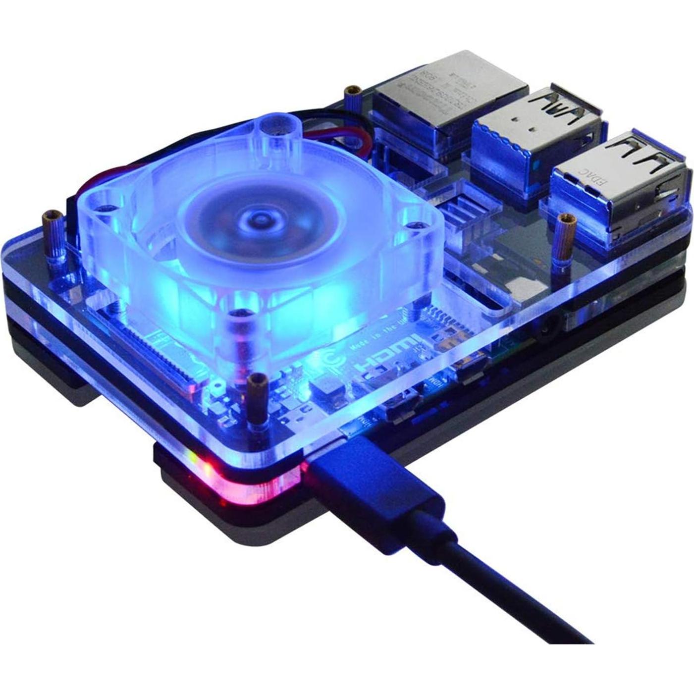 Ventilador de Enfriamiento GeeekPi 40x40x10mm 2 Pcs Azul