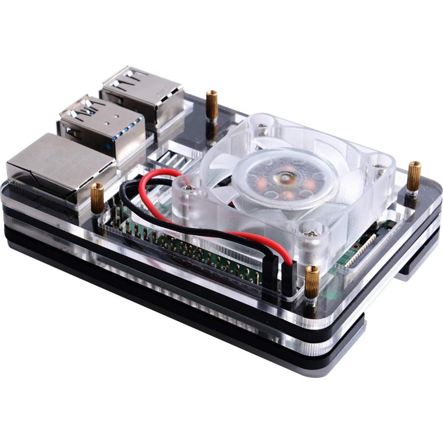 Ventilador de Enfriamiento GeeekPi 40x40x10mm 2 Pcs Azul