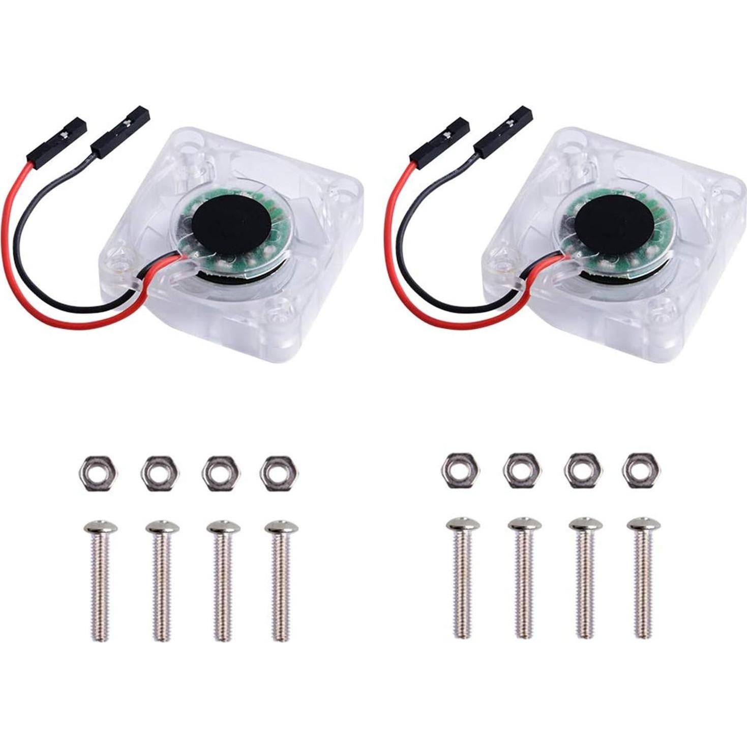 Ventilador de Enfriamiento GeeekPi 40x40x10mm 2 Pcs Azul