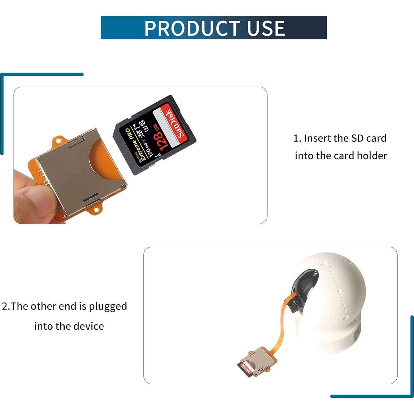 Cable de Extensión Micro SD a SD 30 cm PinQiongZhe
