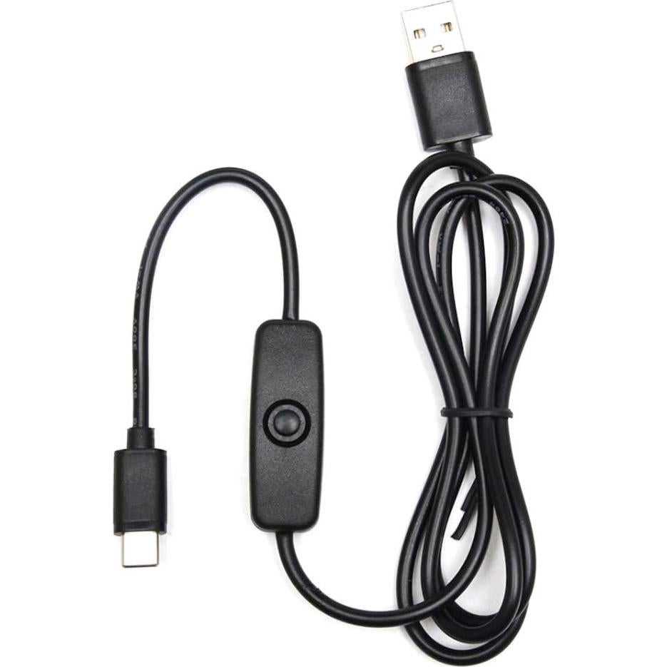 Cable USB Tipo C JacobsParts con Interruptor 0.91m 3A